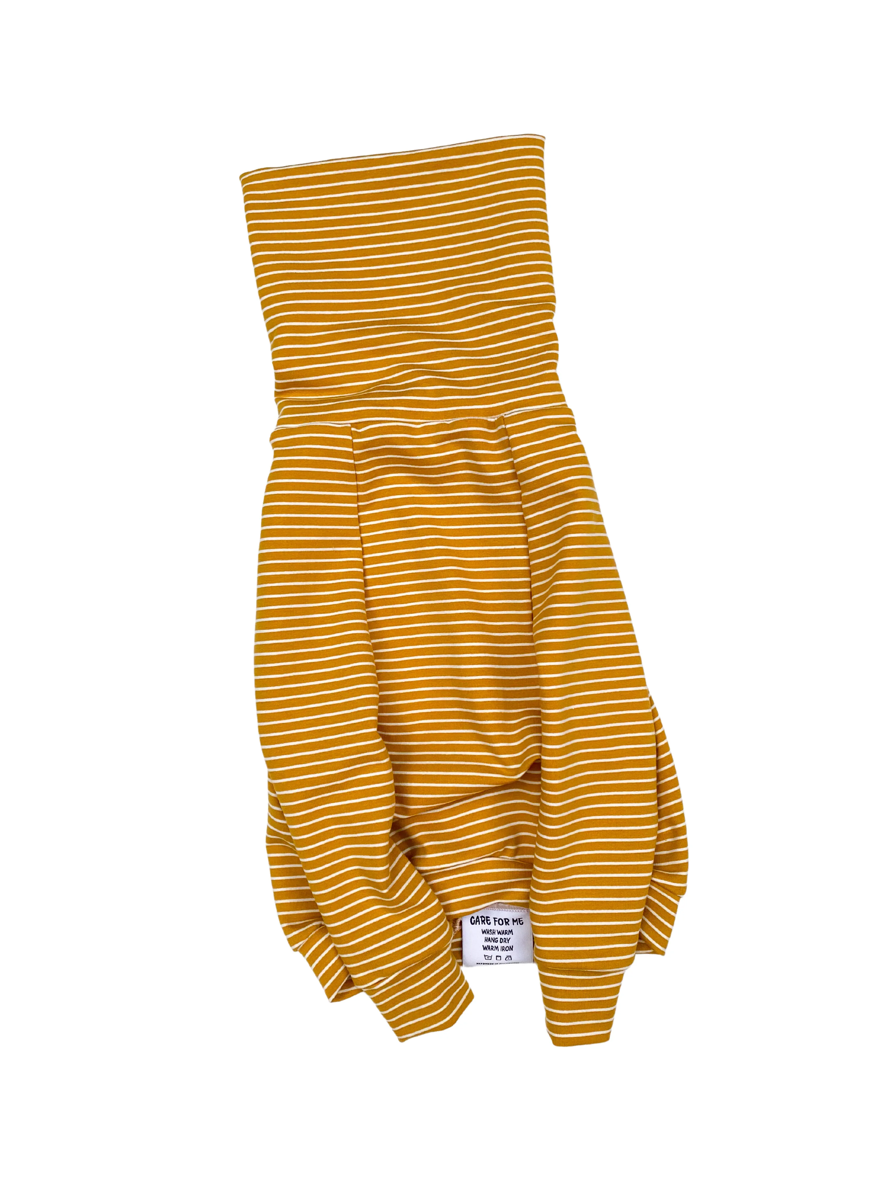 Mustard Terry Dog Turtleneck