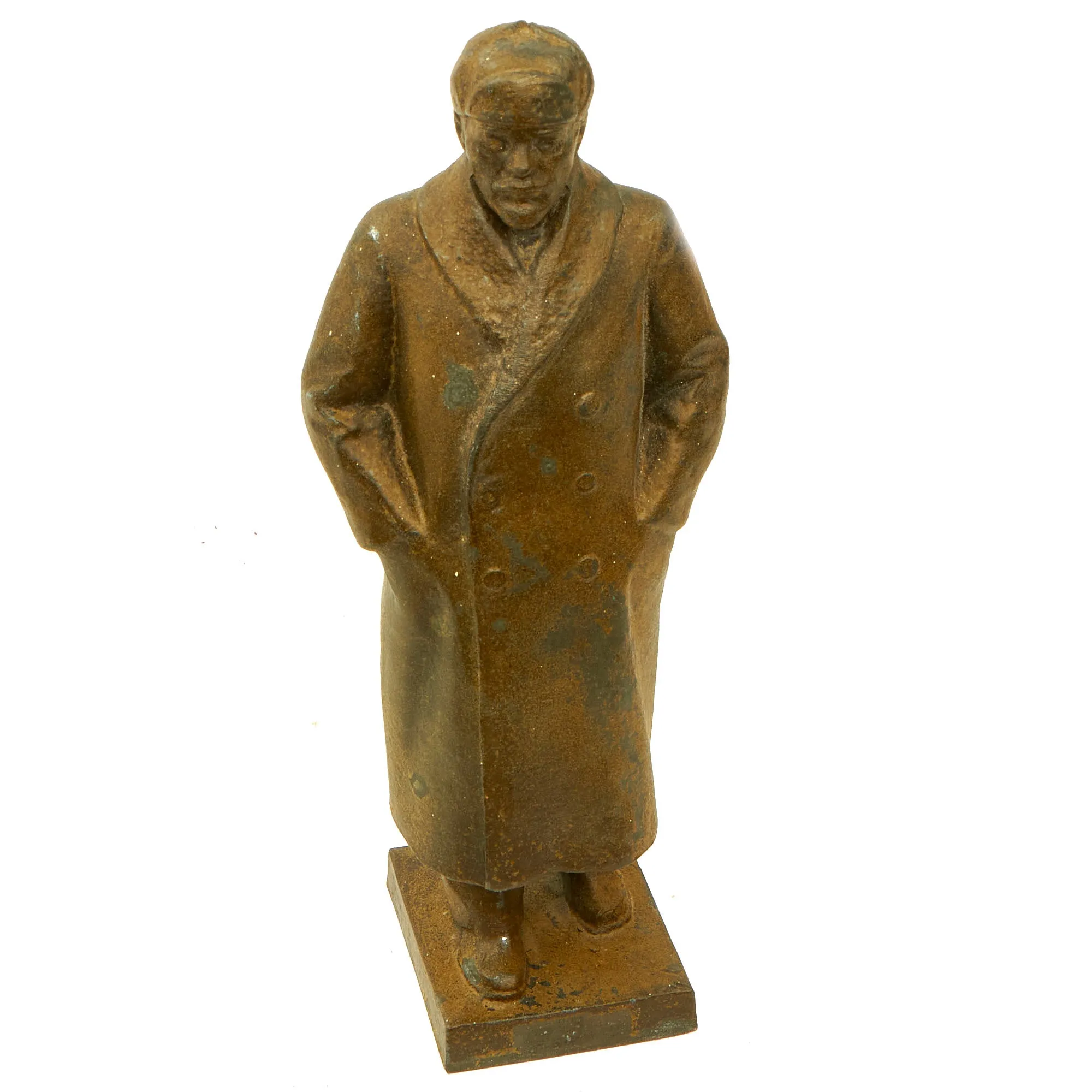 Original Soviet Union Cold War Era Bronze Statue of Vladimir Lenin by Baltayan - Dated 1970