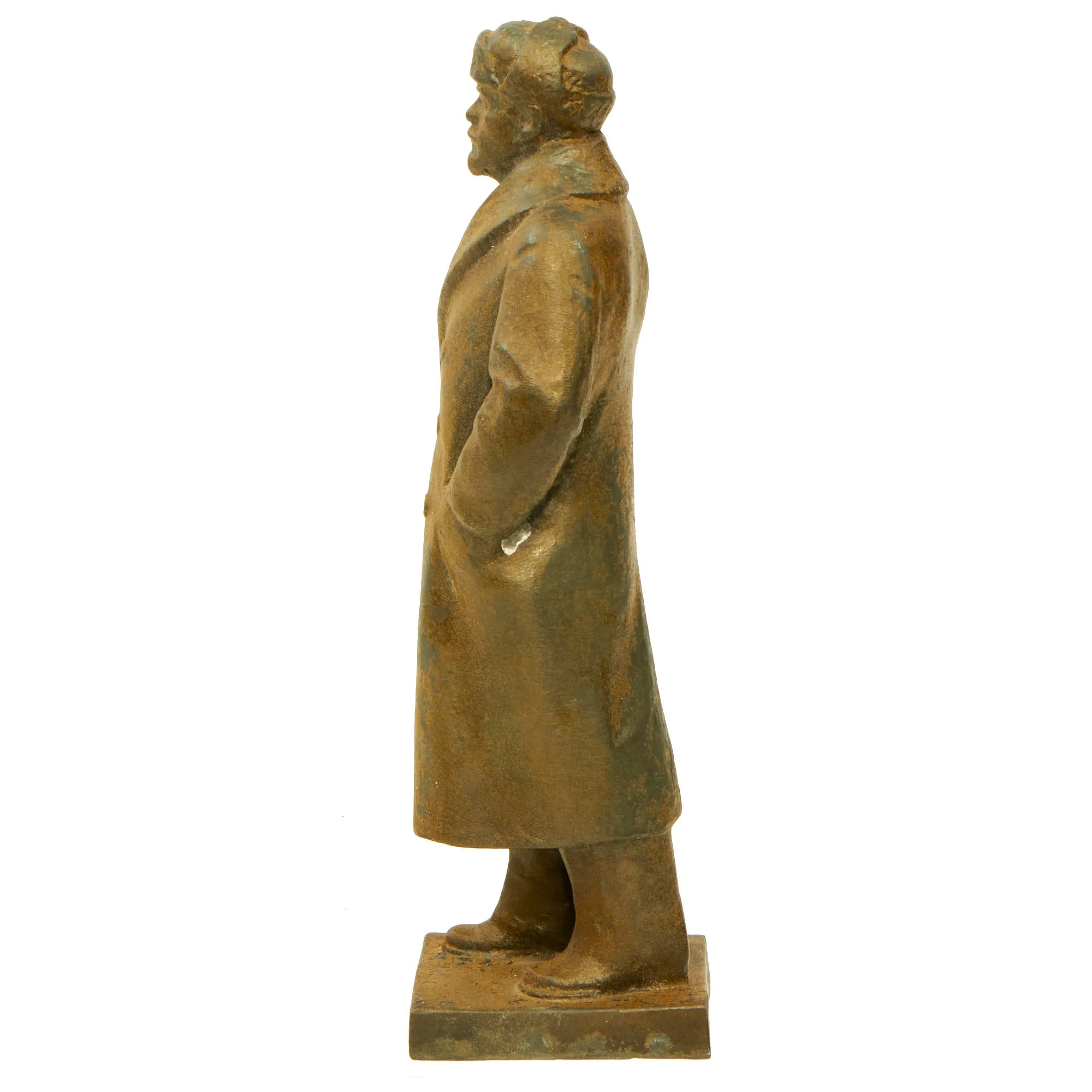 Original Soviet Union Cold War Era Bronze Statue of Vladimir Lenin by Baltayan - Dated 1970