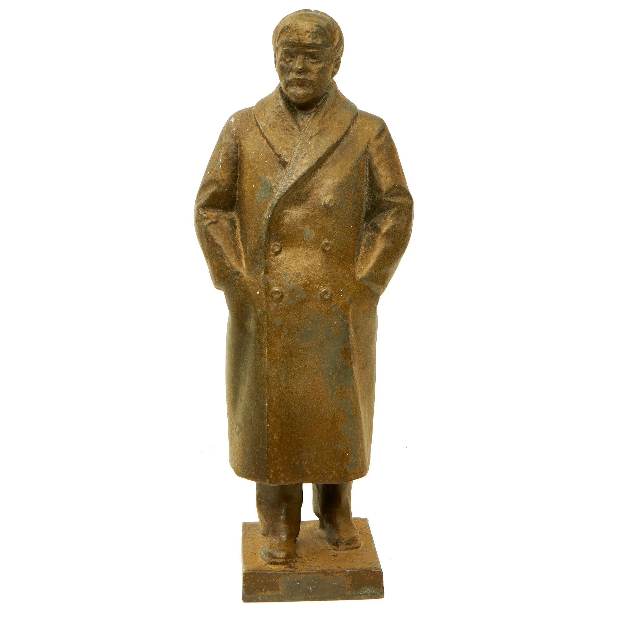 Original Soviet Union Cold War Era Bronze Statue of Vladimir Lenin by Baltayan - Dated 1970