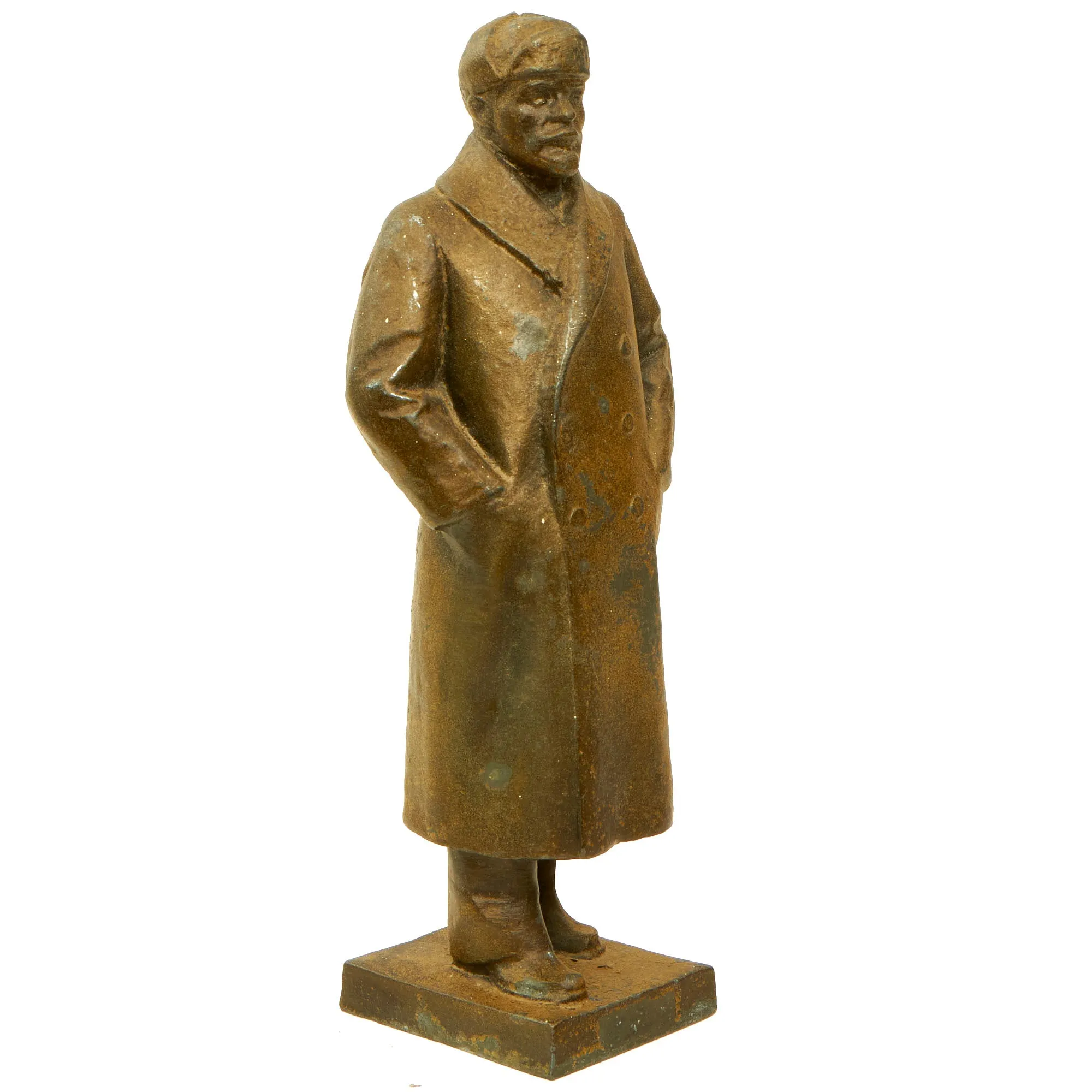 Original Soviet Union Cold War Era Bronze Statue of Vladimir Lenin by Baltayan - Dated 1970