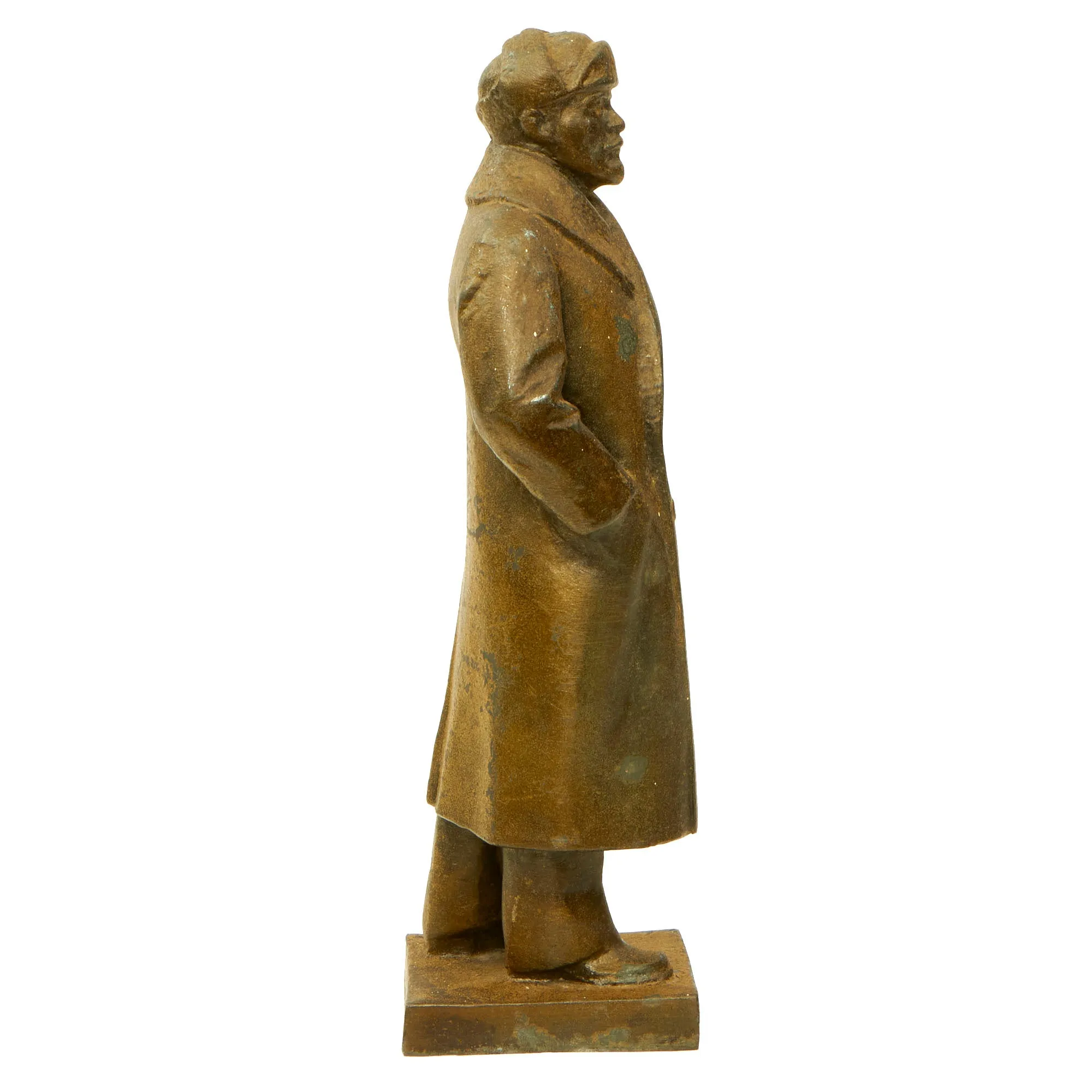 Original Soviet Union Cold War Era Bronze Statue of Vladimir Lenin by Baltayan - Dated 1970