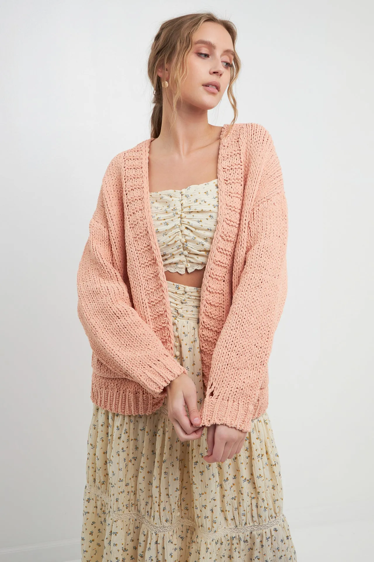 Oversized Chunky Cardigan