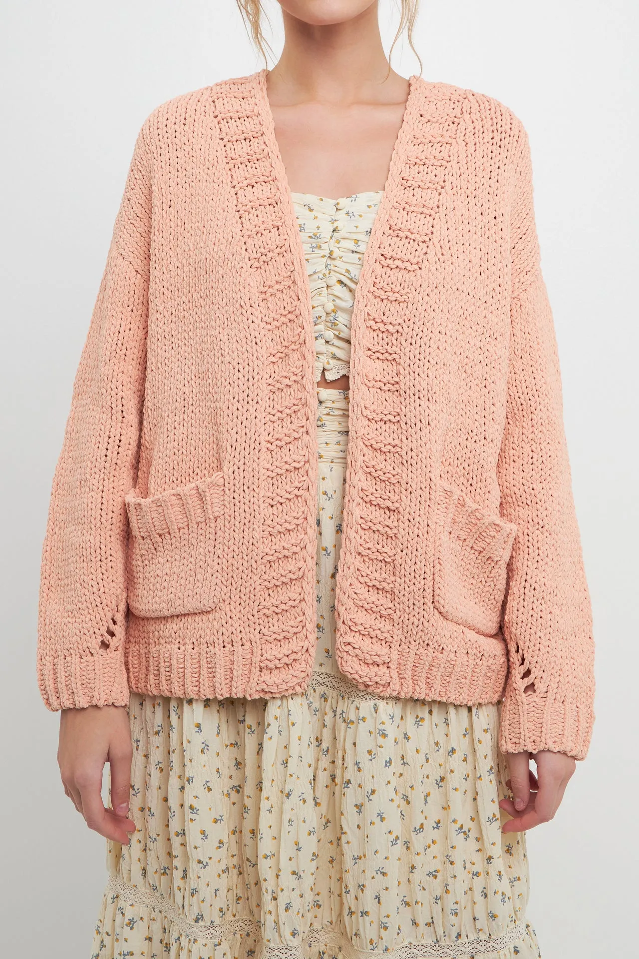 Oversized Chunky Cardigan