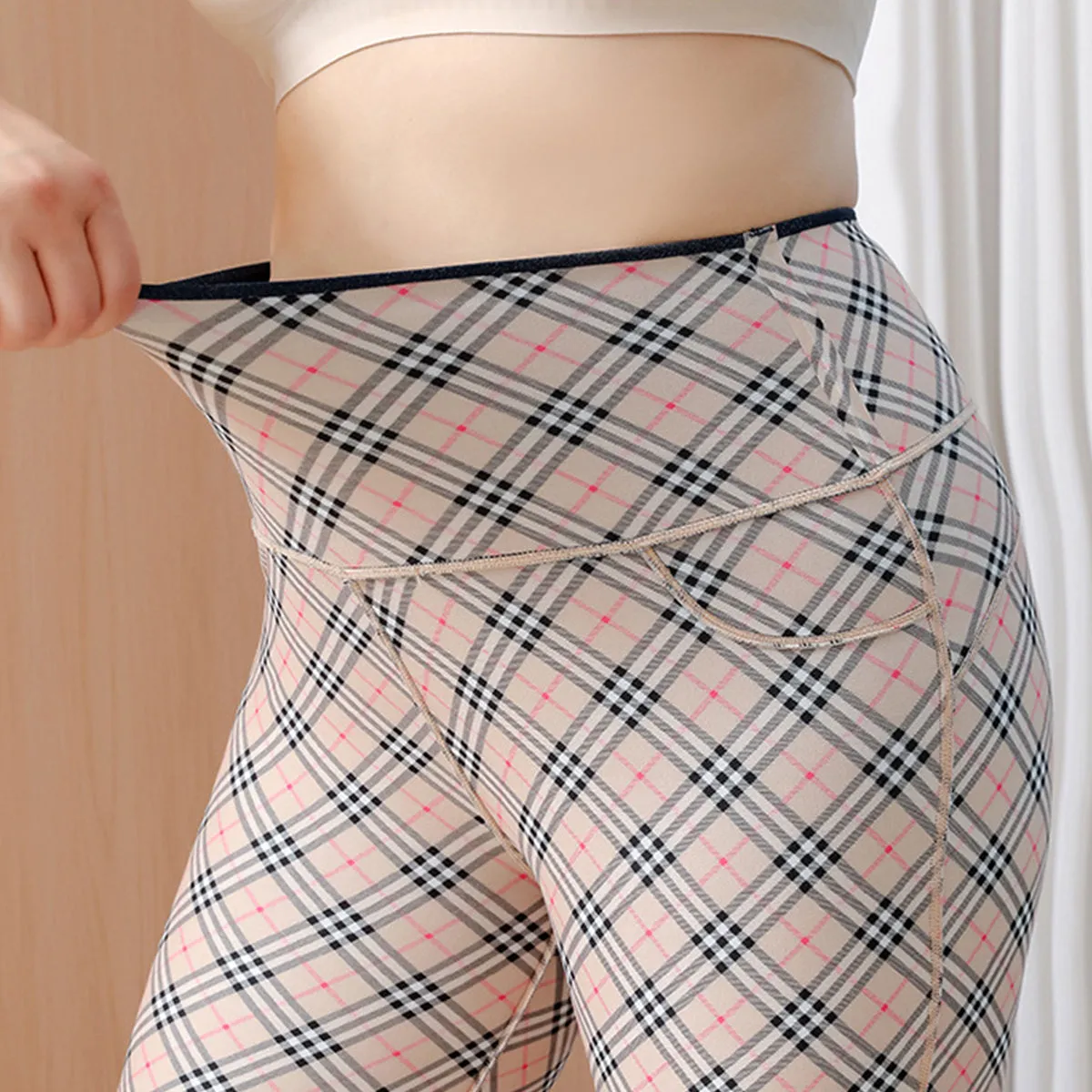 Plus Size High Waisted Butt Lifting Black Fleece Lined Flared Leggings