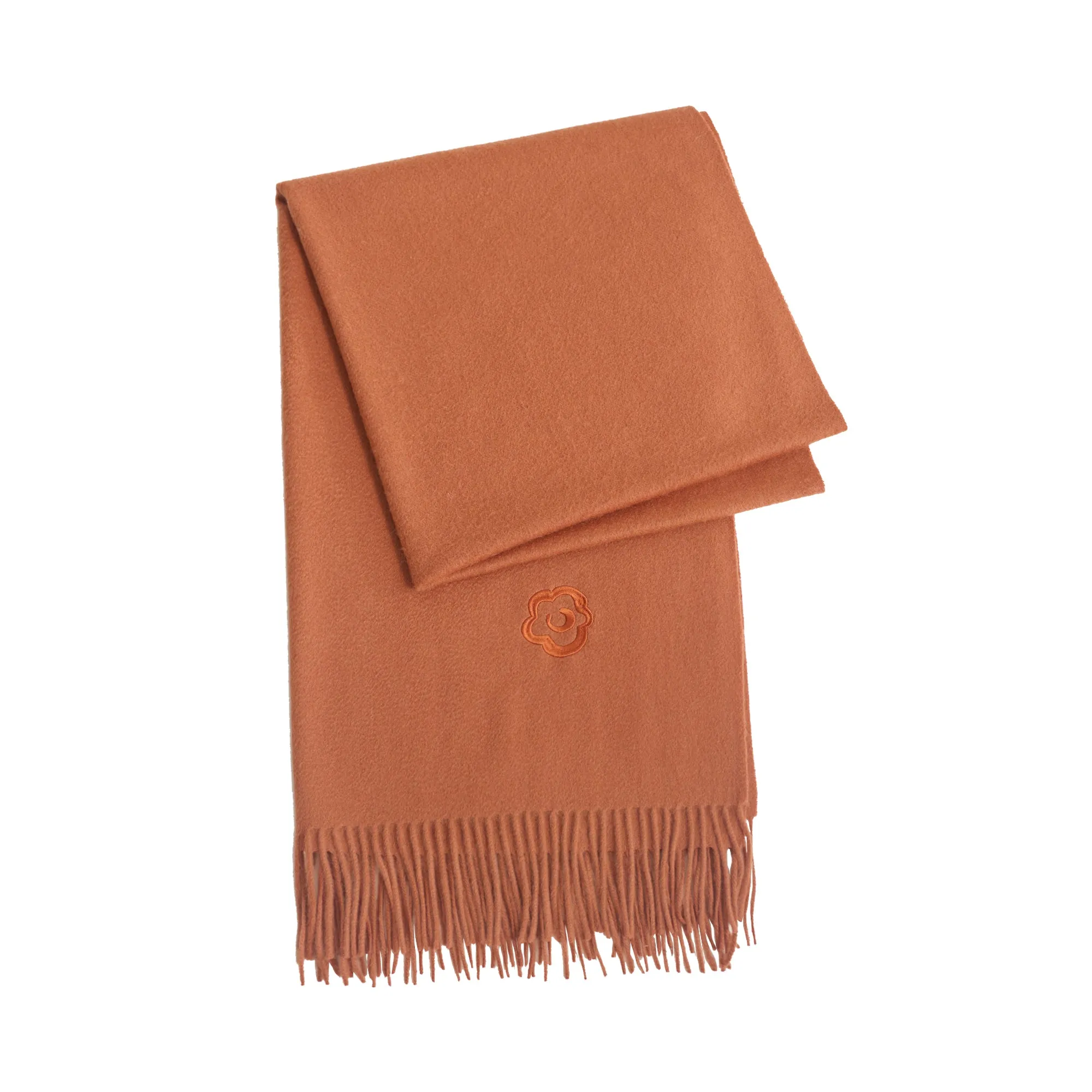 "The Big Shawl" Oversized Cashmere Wrap - Caramel