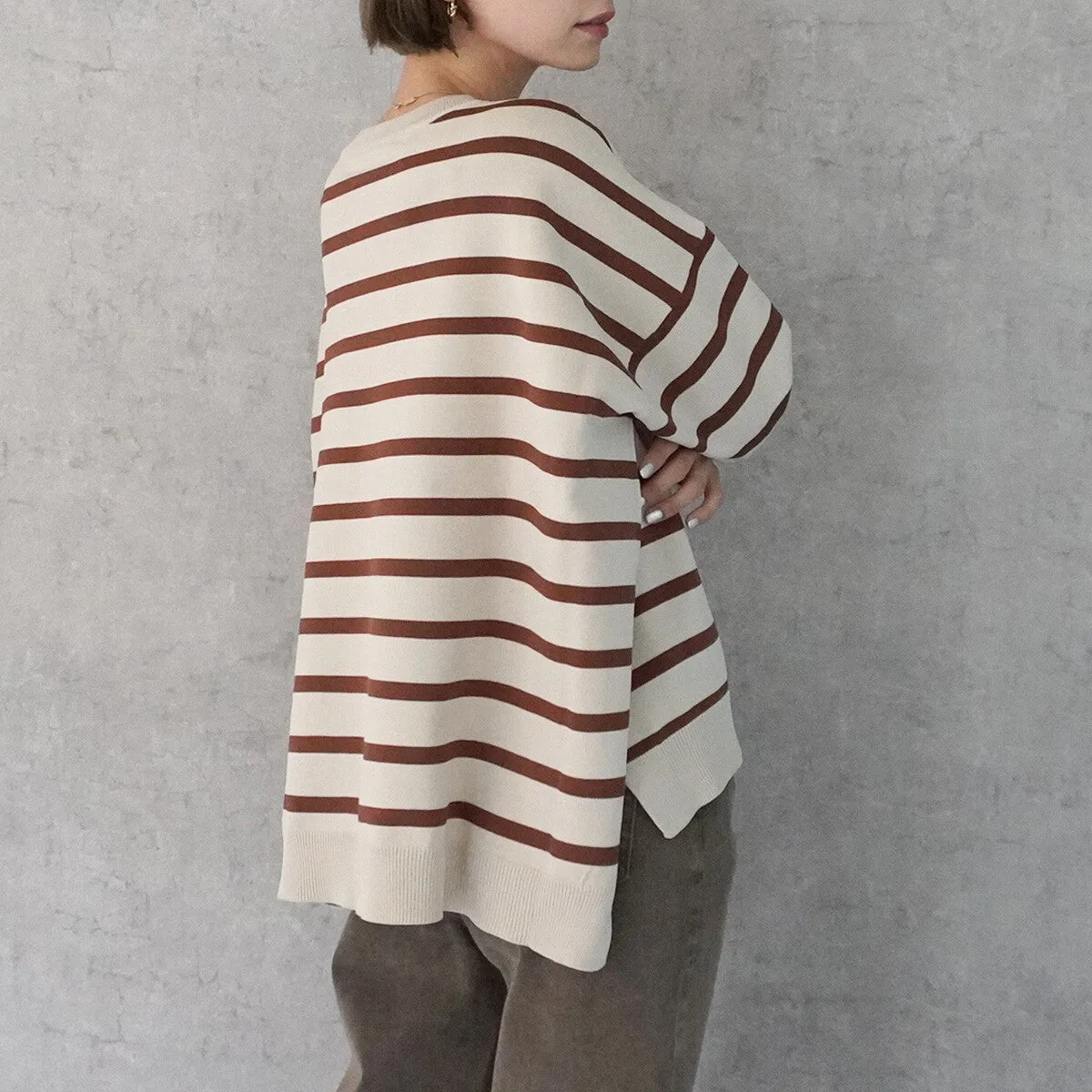 SATO | Striped Pullover