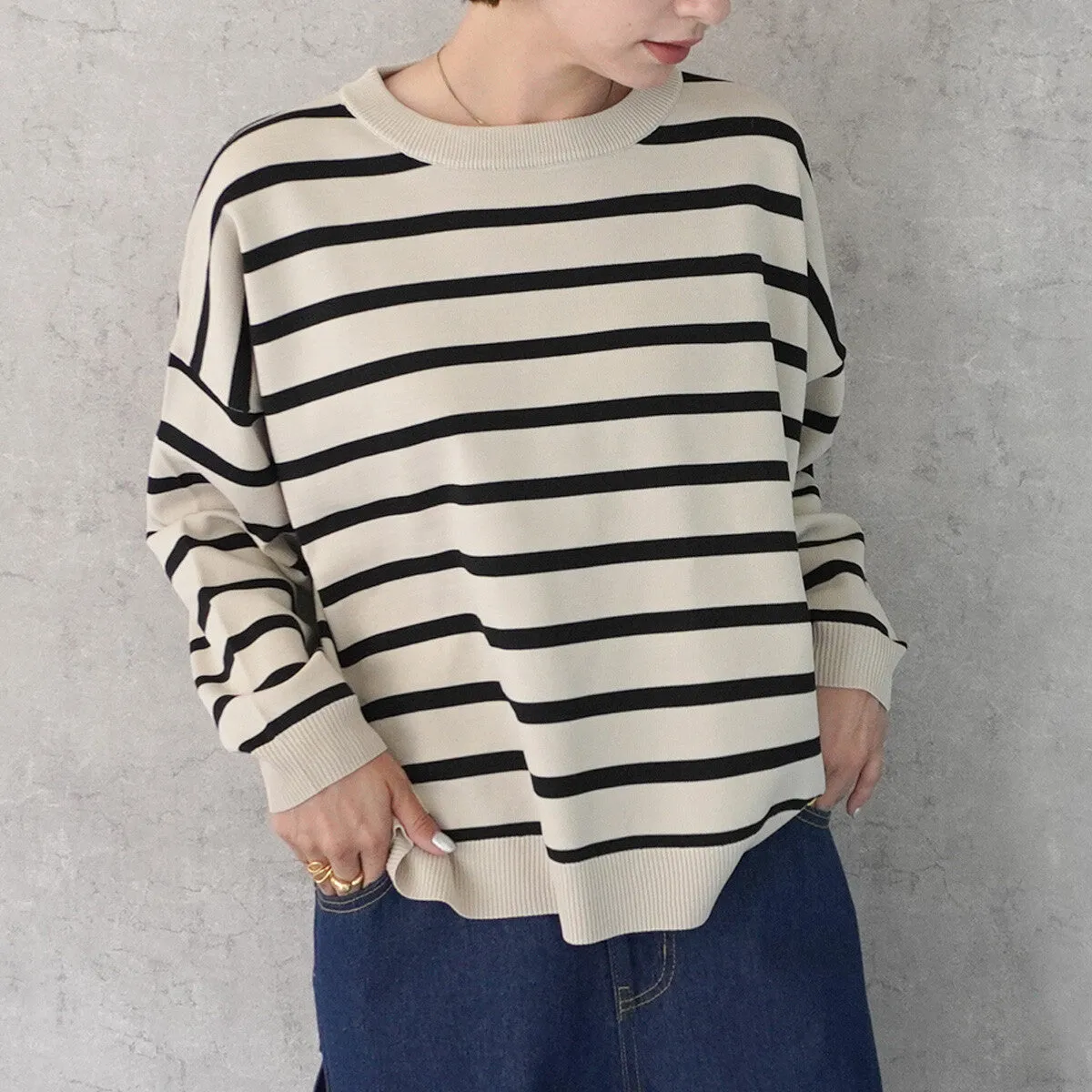 SATO | Striped Pullover