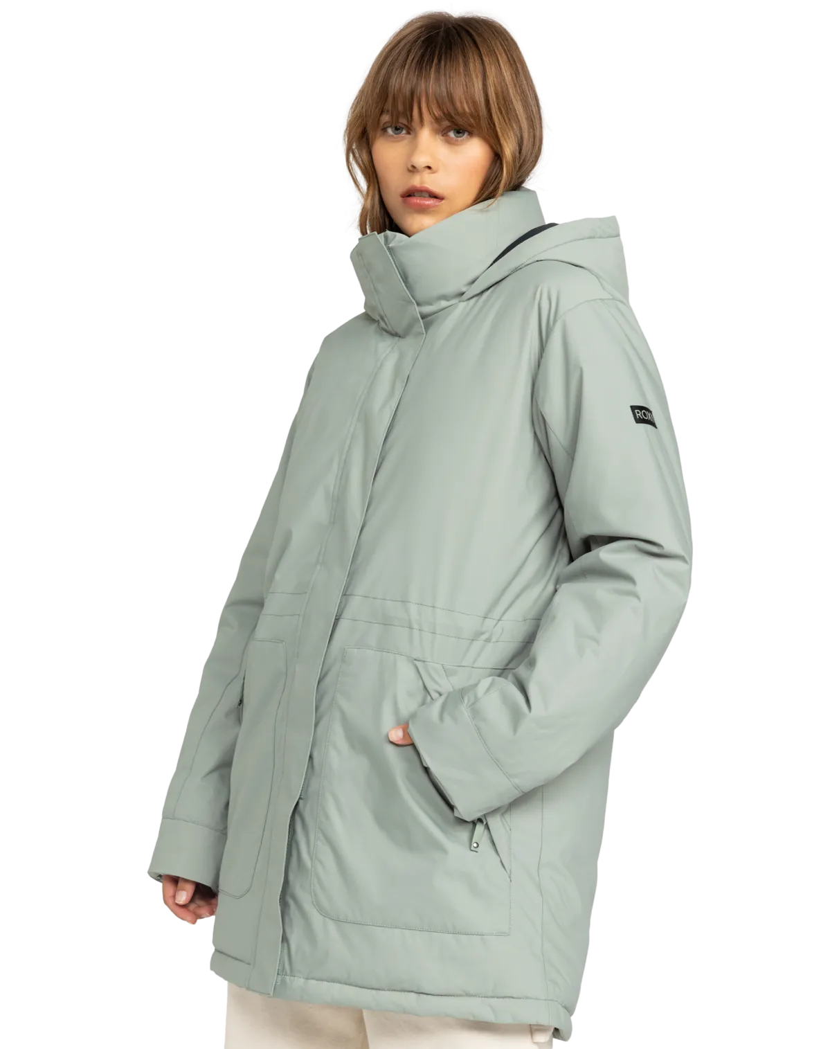 Serena Parka Jacket in Lily Pad