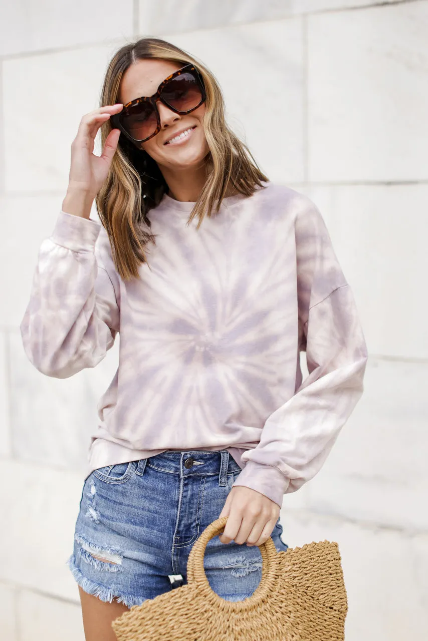 Taylor Oversized Tie-Dye Pullover