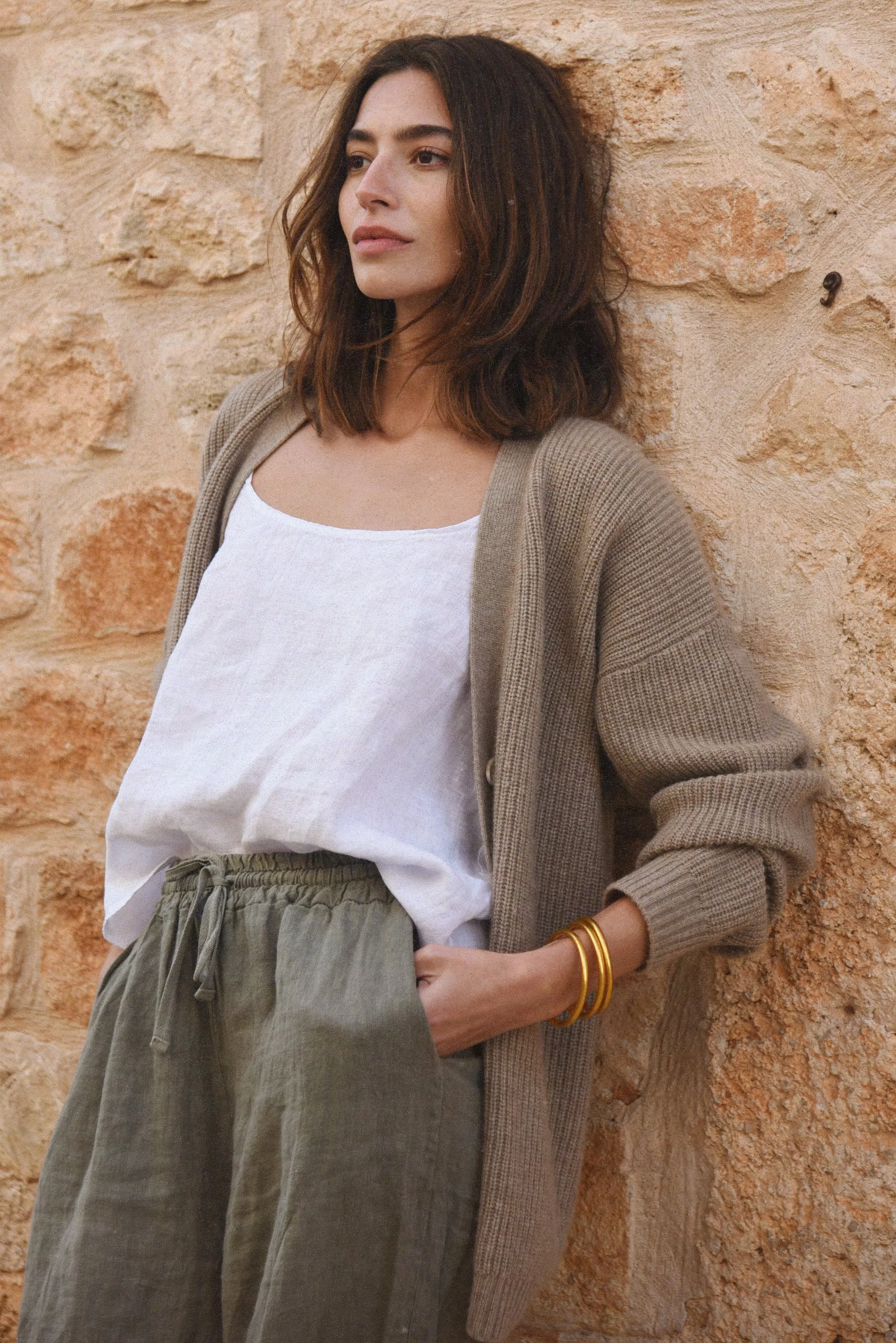 The Cashmere Muma Cardigan // Rye