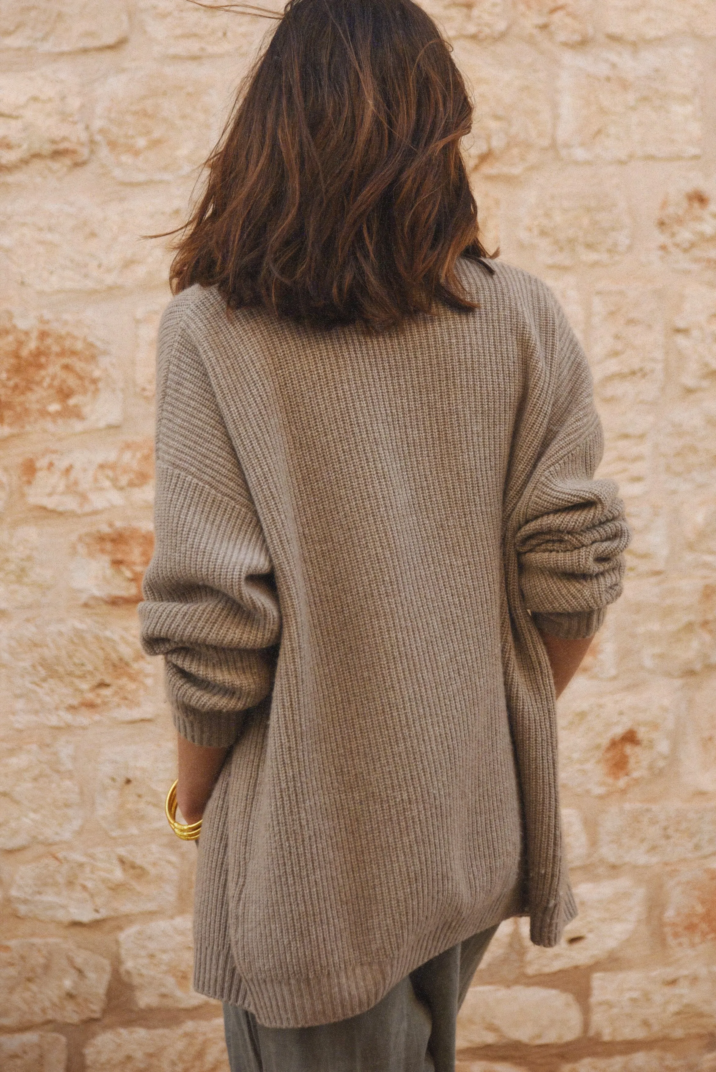 The Cashmere Muma Cardigan // Rye