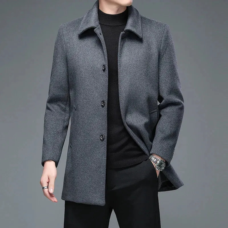 Twilight Tailor - Aiden Gray Fitted Overcoat