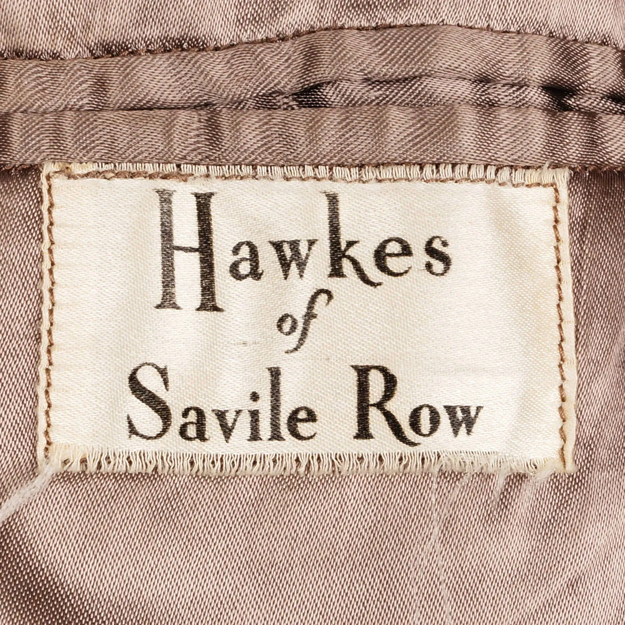 Vintage Hawkes Savile Row Wool Overcoat Bespoke Coat for Lt Colonel 1960