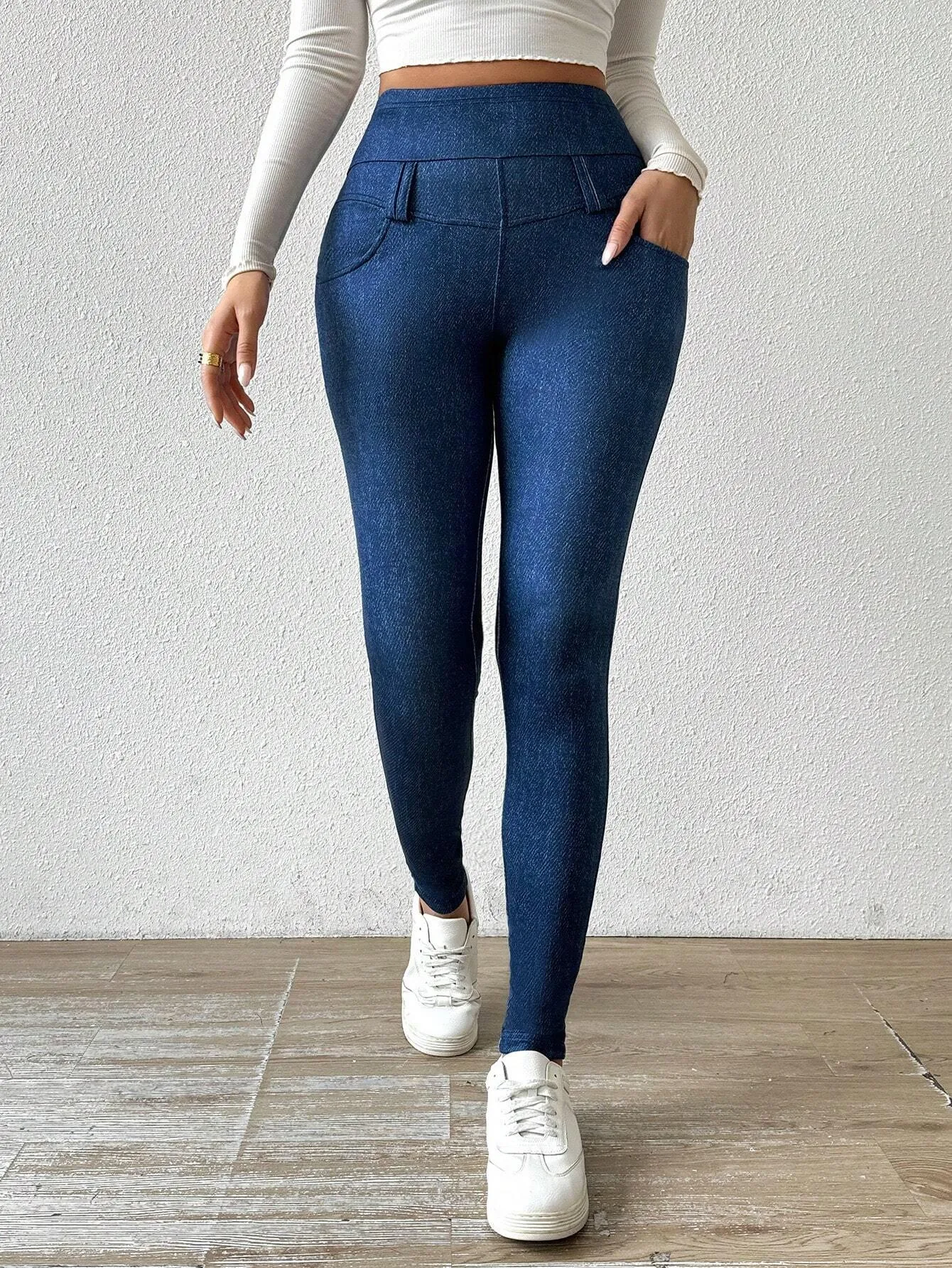 Women Fleece Lined Thermal Casual Leggings